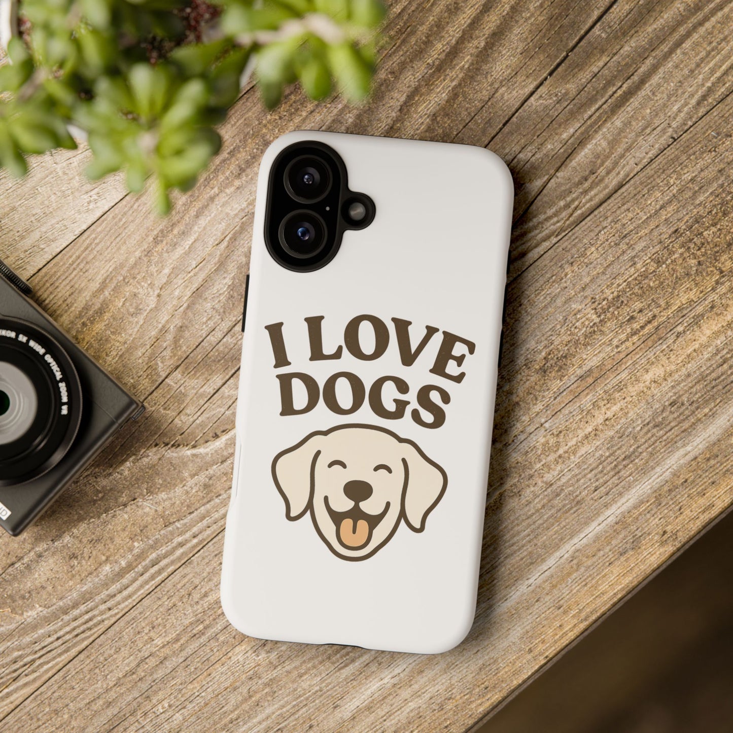 I Love Dogs Phone Case