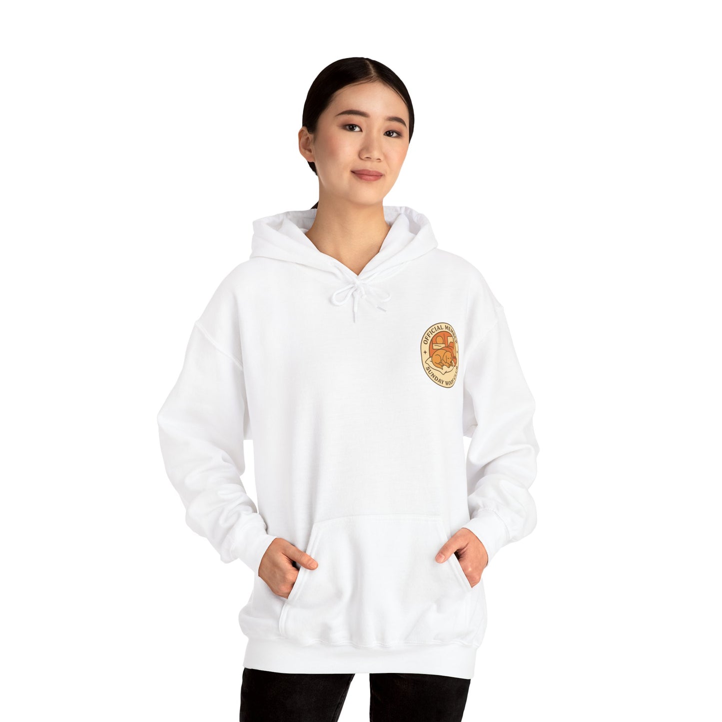 Vintage Emblem Sunday Woof Club Hoodie