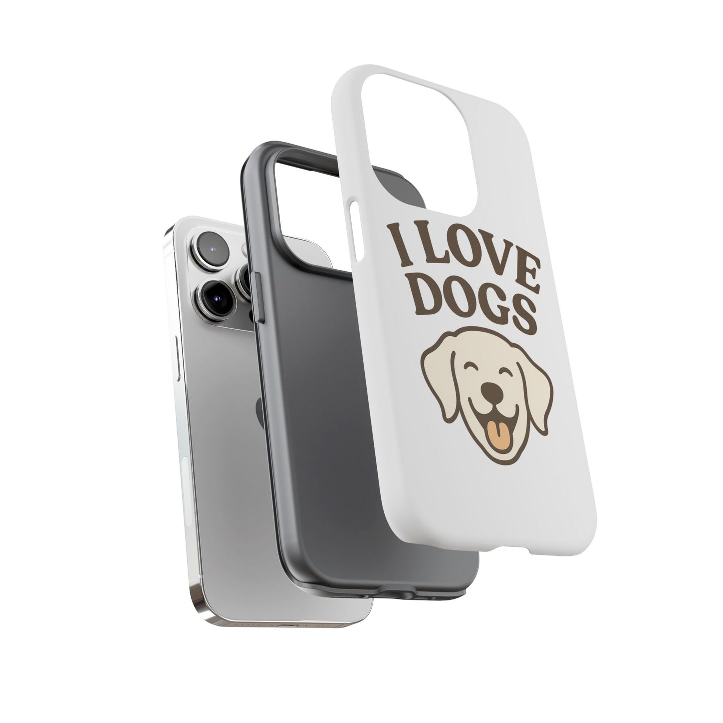 I Love Dogs Phone Case