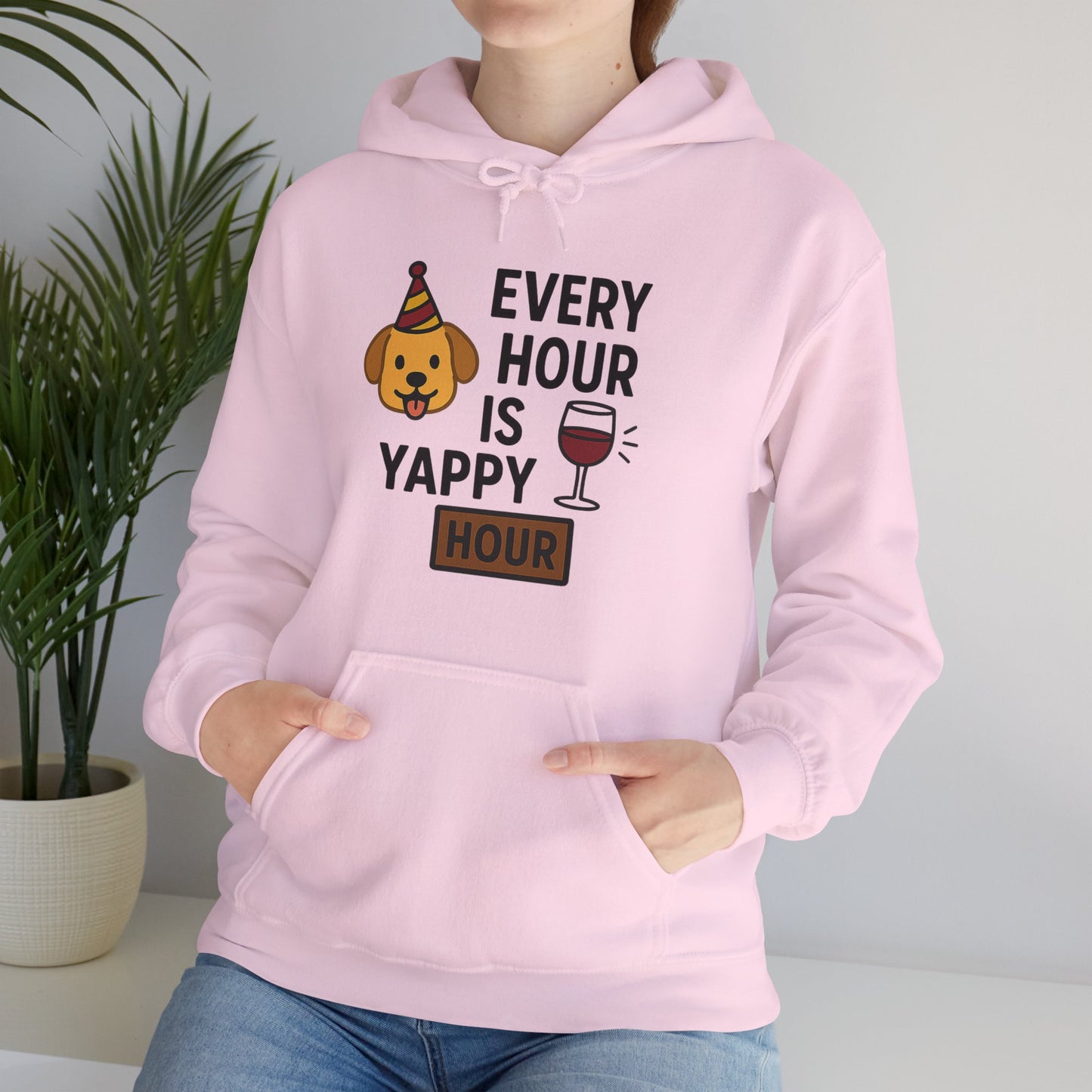 Dog Lover Hoodie "Yappy Hour" by Sunday Woof Club