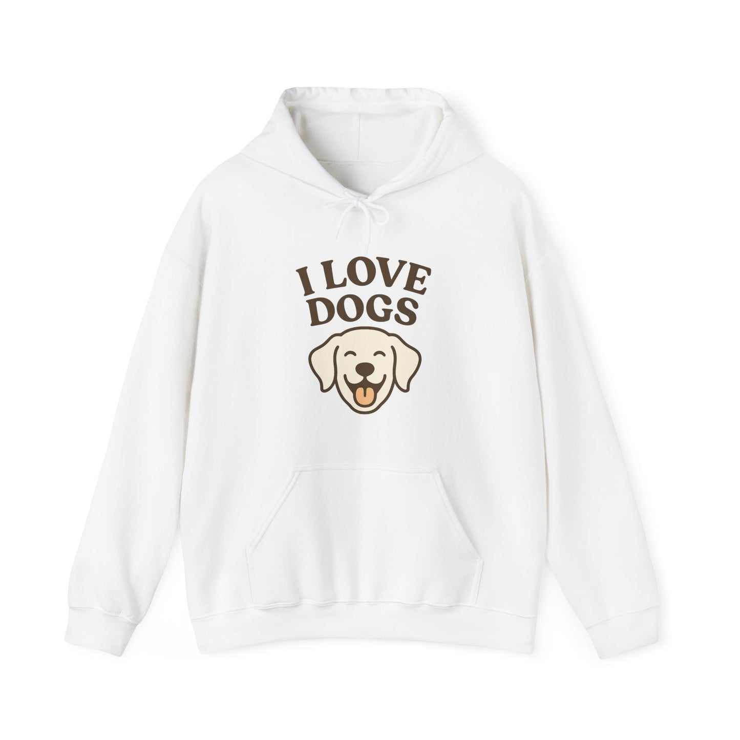 Cosy Pet Lover Hoodie "I Love Dogs" by Sunday Woof Club