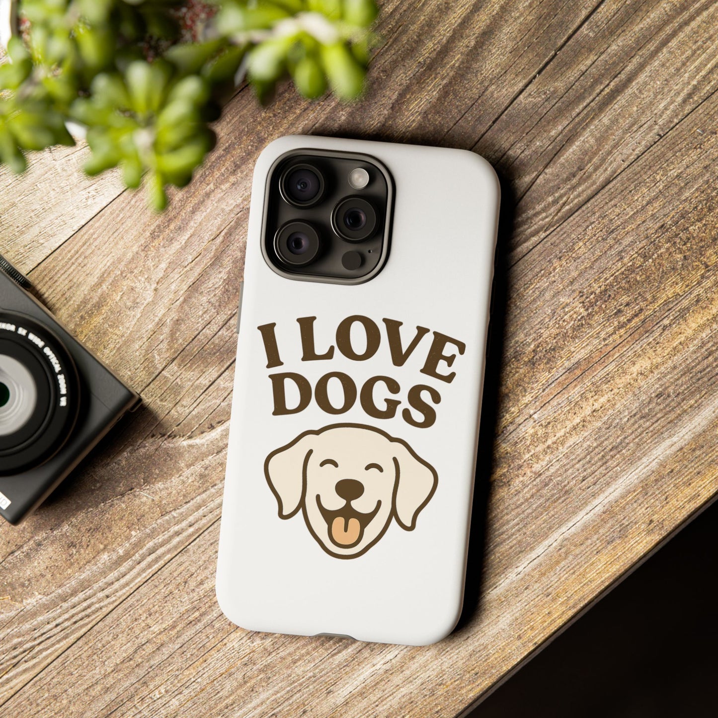 I Love Dogs Phone Case