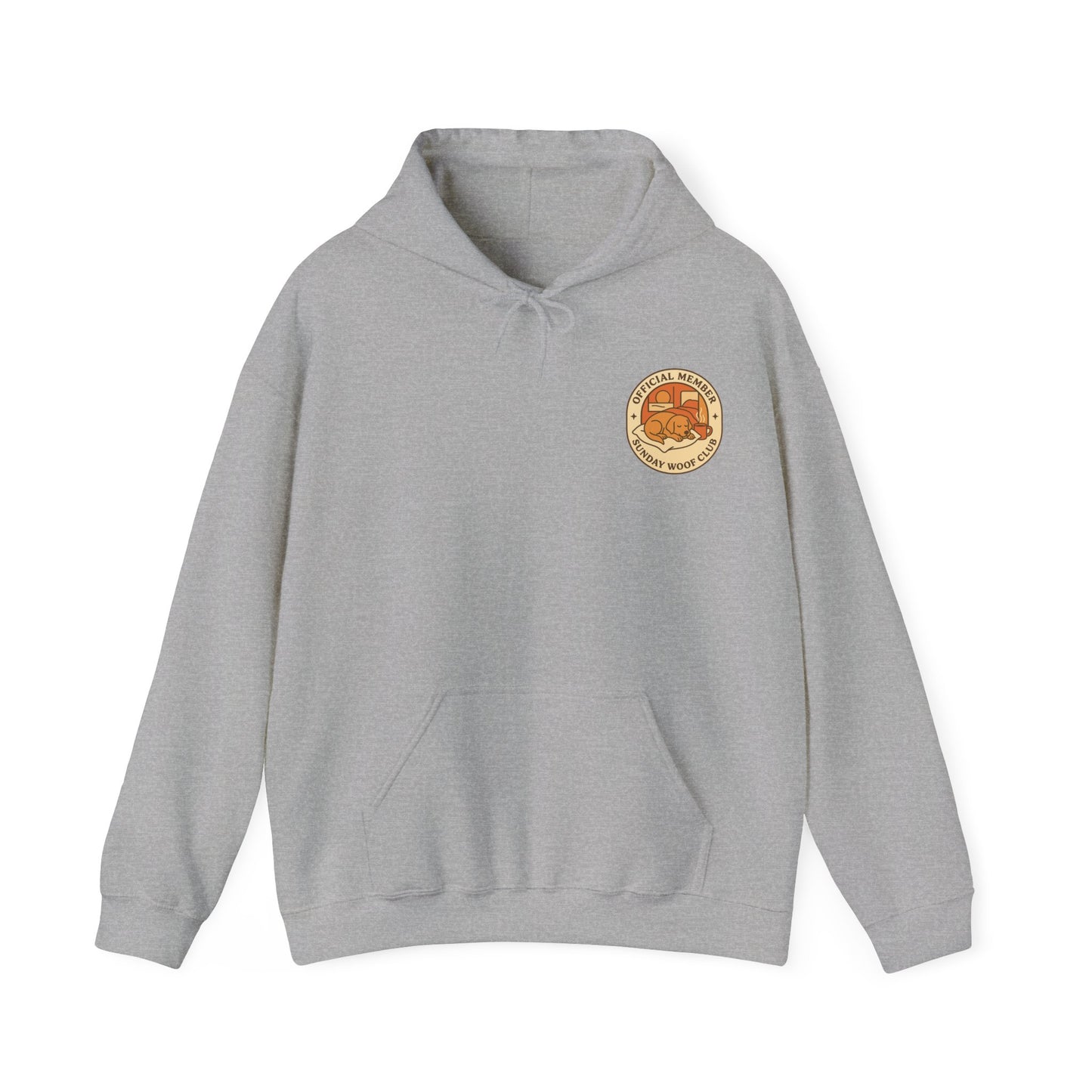Vintage Emblem Sunday Woof Club Hoodie