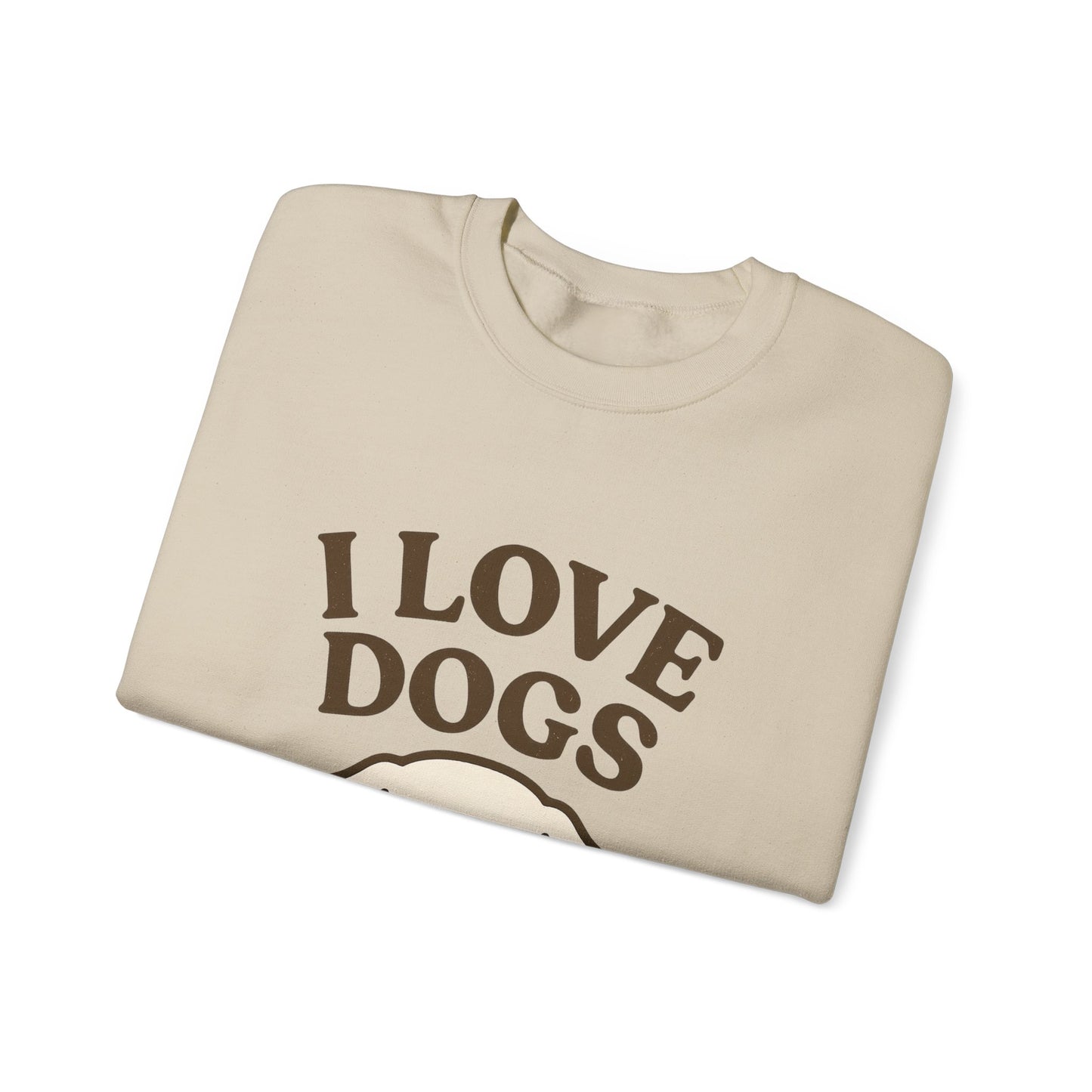 Cosy Dog Lover Sweater "I Love Dogs" by Sunday Woof Club