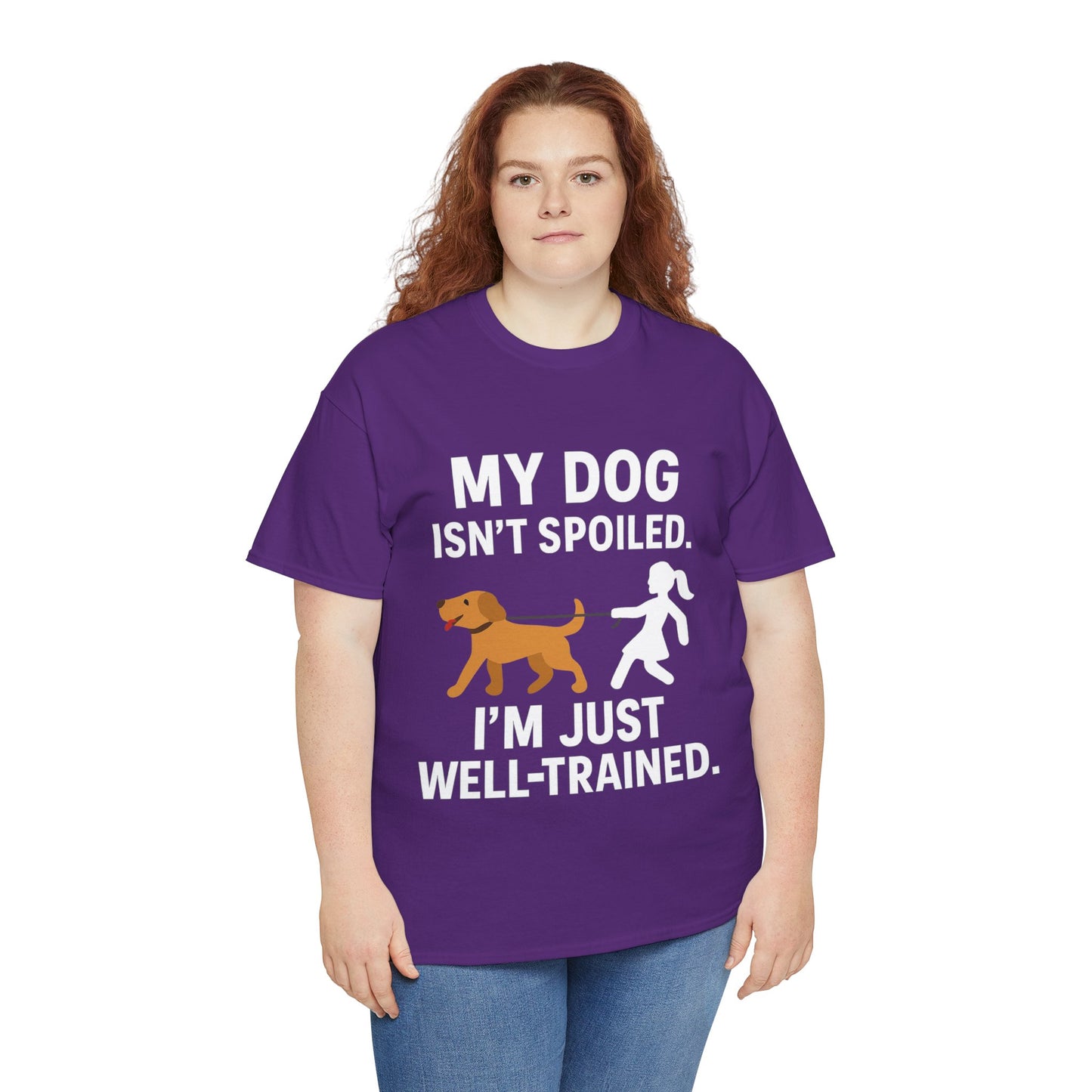 Funny Tee "My Dog Isn't Spoiled" by Sunday Woof Club