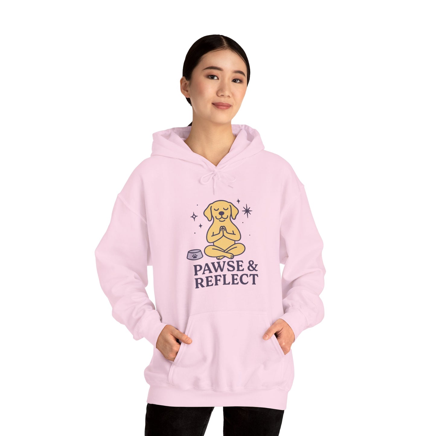 Cosy Hoodie for Pet Lovers "Pawse & Reflect" by Sunday Woof Club
