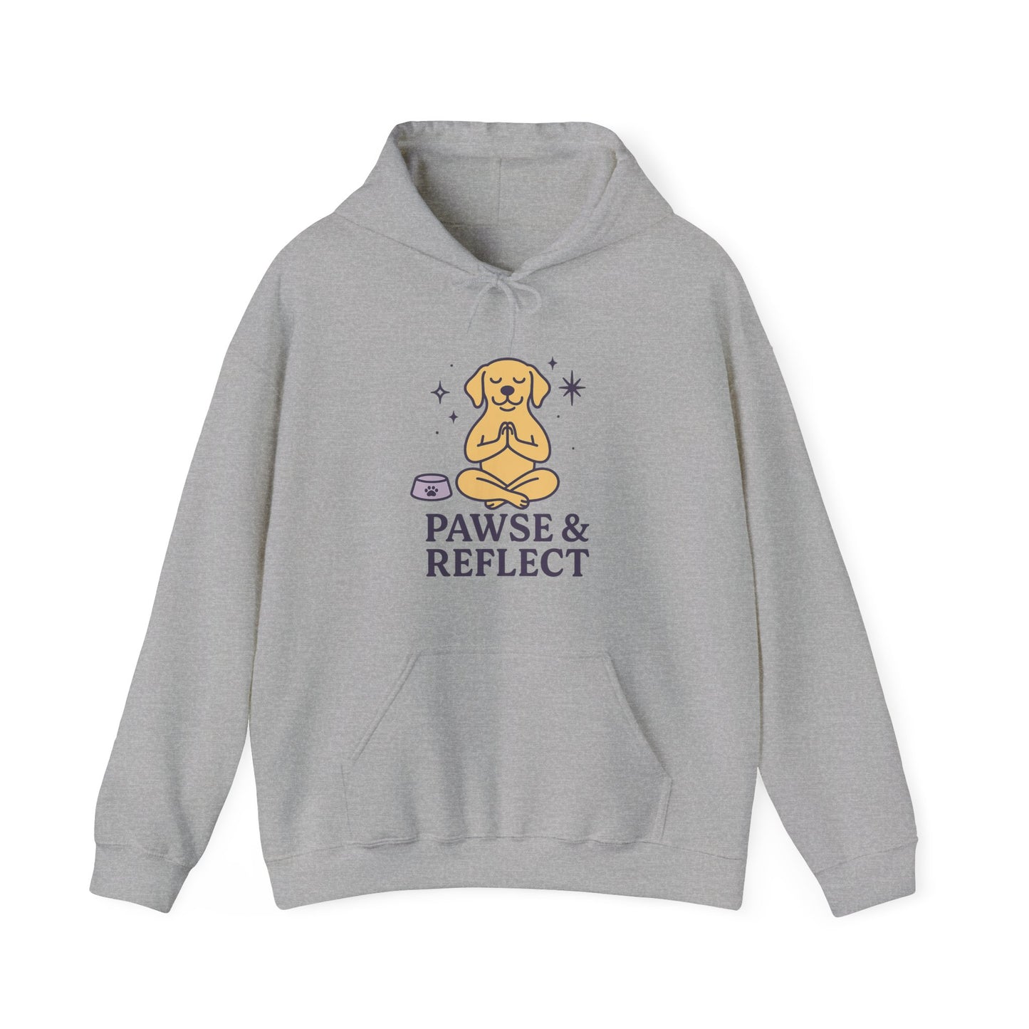 Cosy Hoodie for Pet Lovers "Pawse & Reflect" by Sunday Woof Club