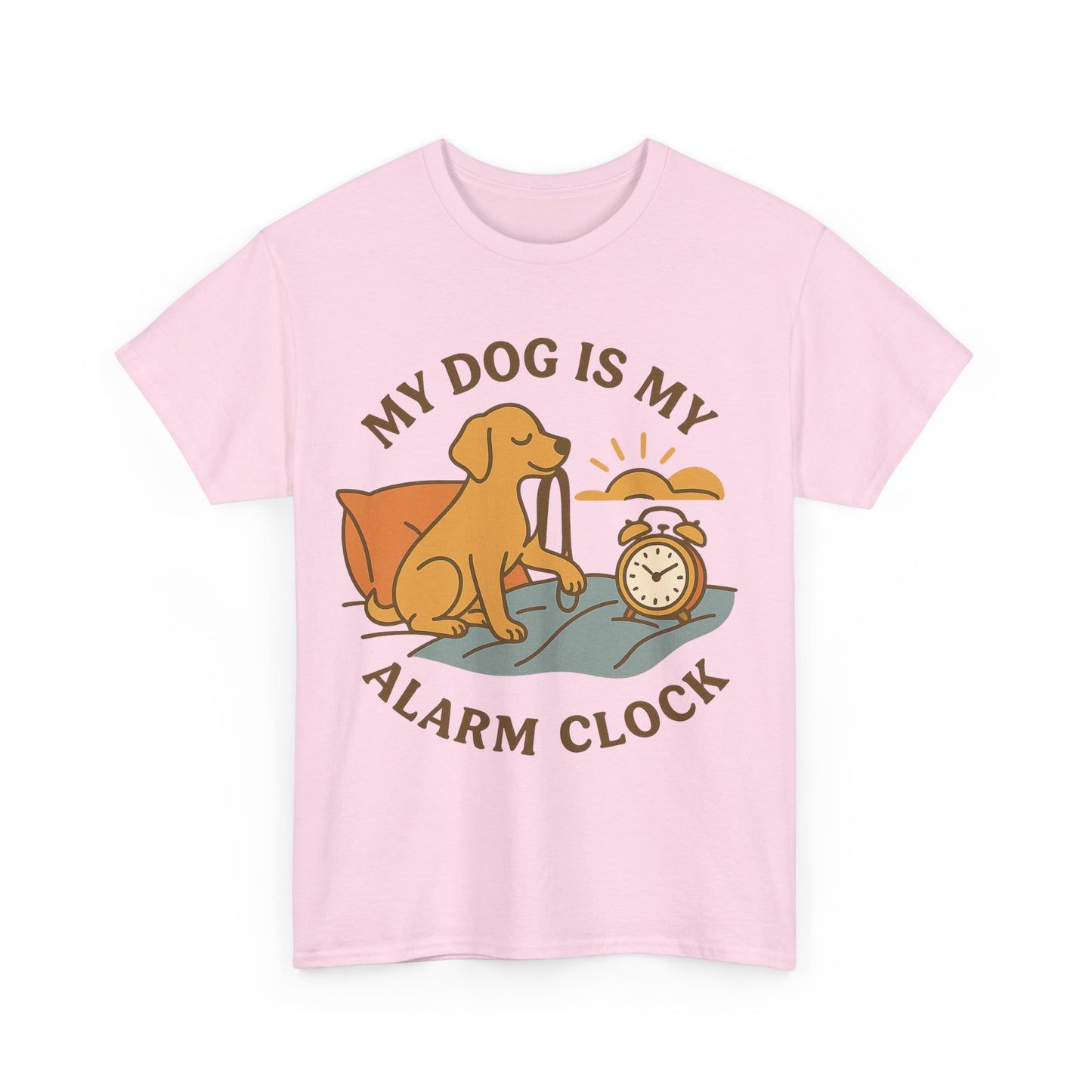 Funny Tee "My Dog is My Alarm Clock" by Sunday Woof Club