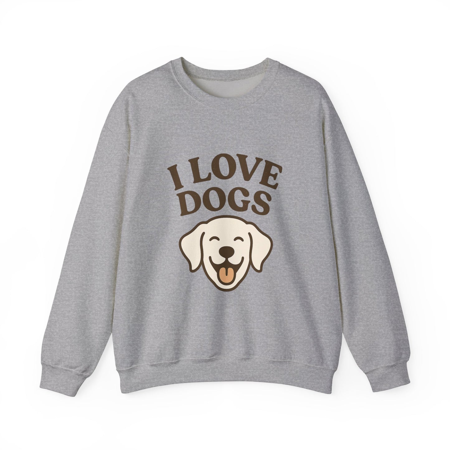 Cosy Dog Lover Sweater "I Love Dogs" by Sunday Woof Club