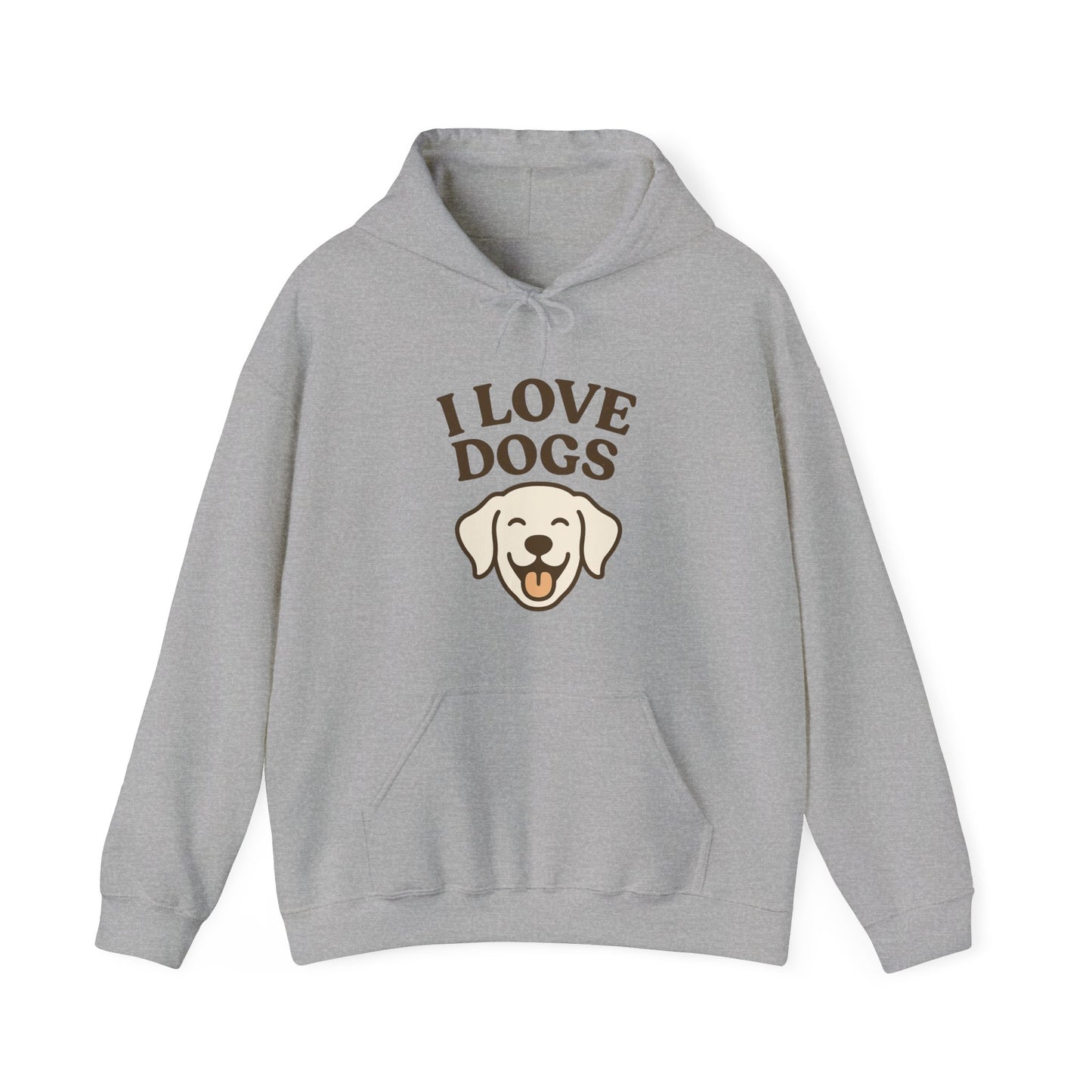 Cosy Pet Lover Hoodie "I Love Dogs" by Sunday Woof Club