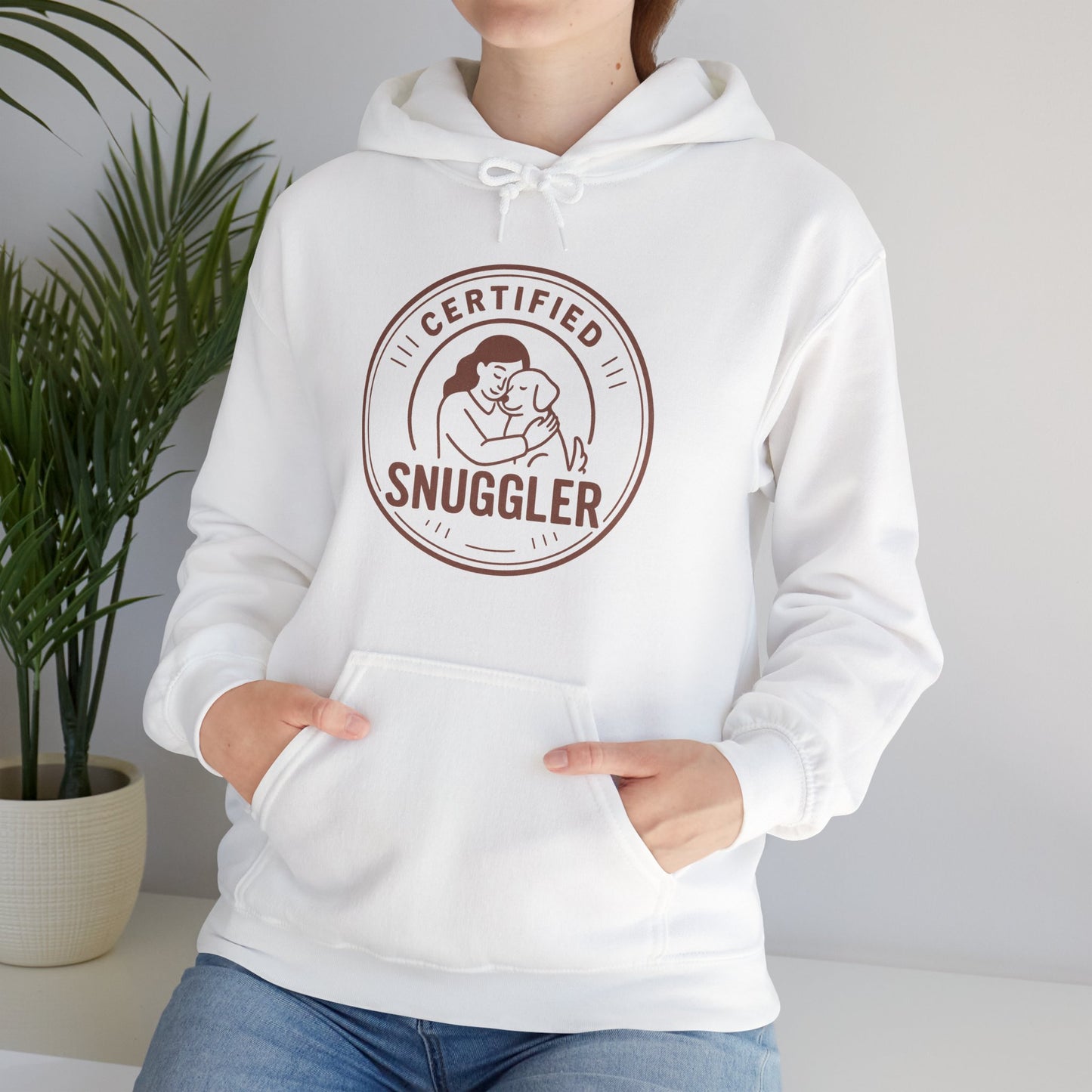 Cosy Unisex Hoodie - "Certified Snuggler" by Sunday Woof Club