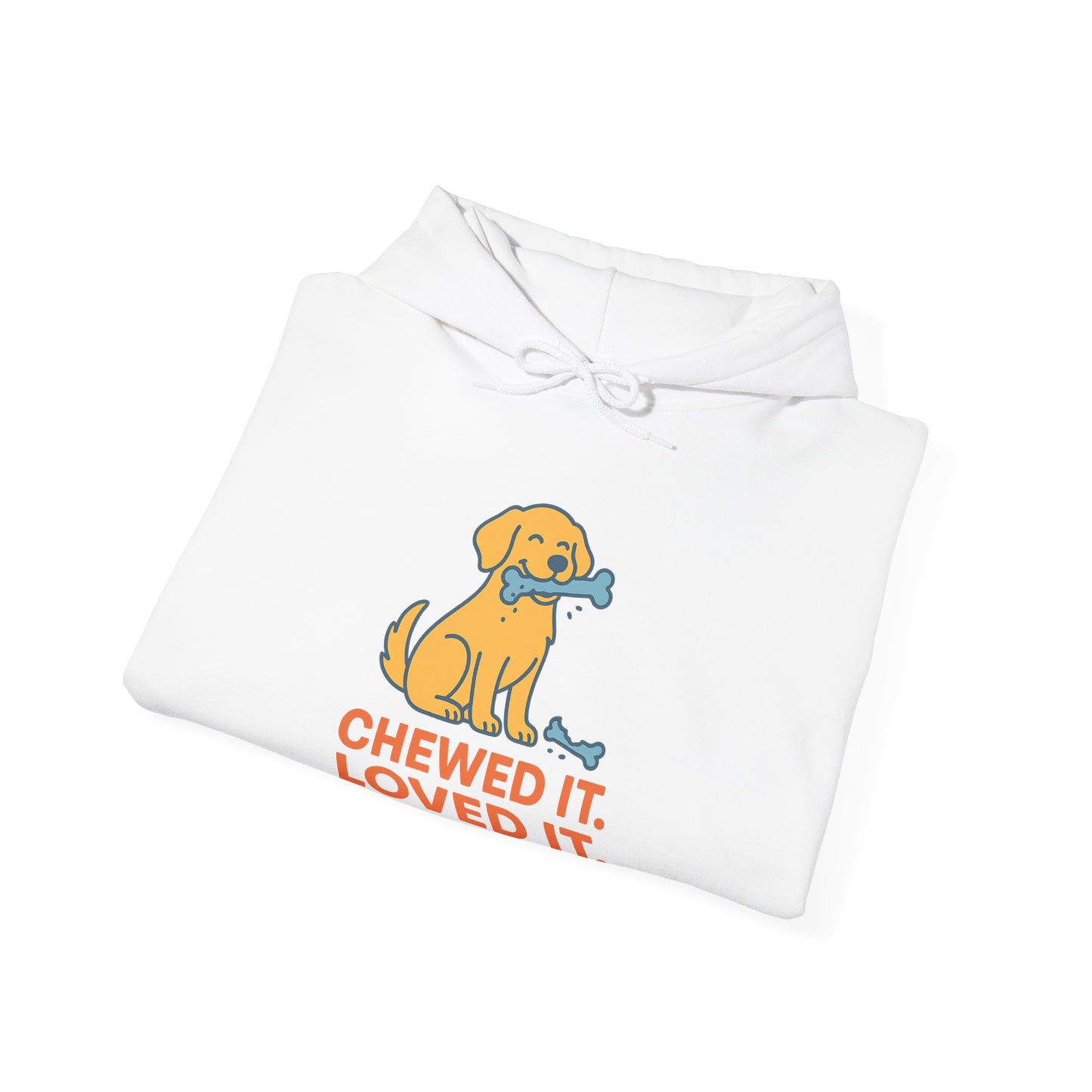 Funny Dog Lover Hoodie - 'Chewed It. Loved It. No Regrets.' by Sunday Woof Club