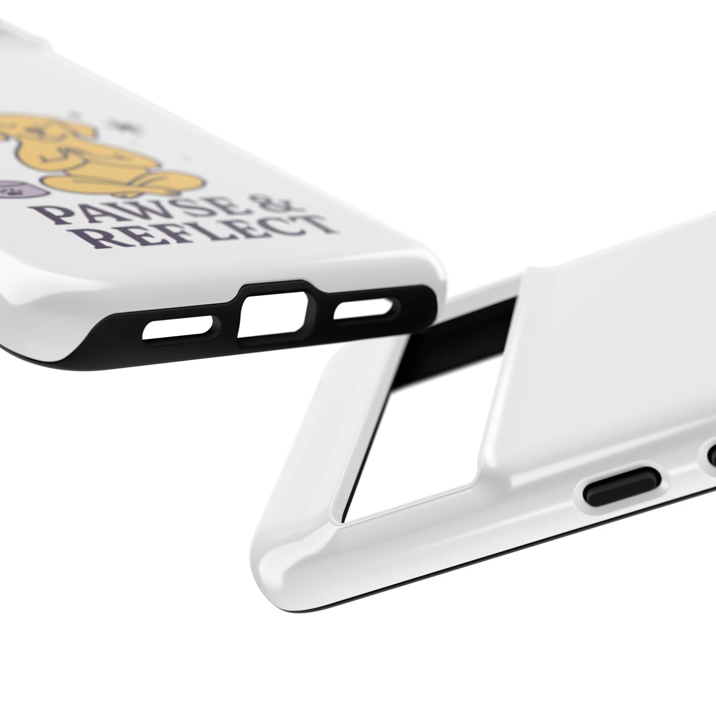 Pawse & Reflect Phone Case - Fun Dog Design for Pet Lovers