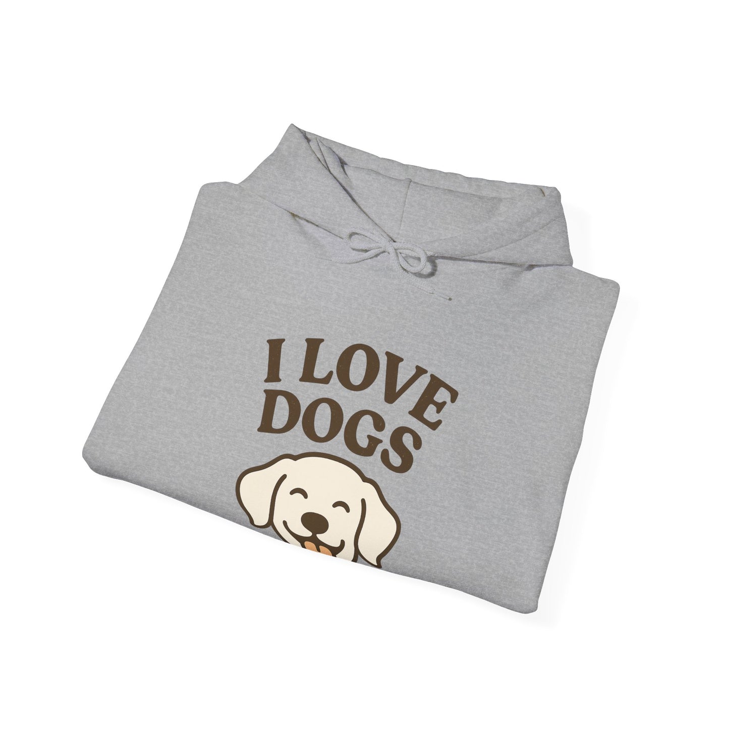 Cosy Pet Lover Hoodie "I Love Dogs" by Sunday Woof Club