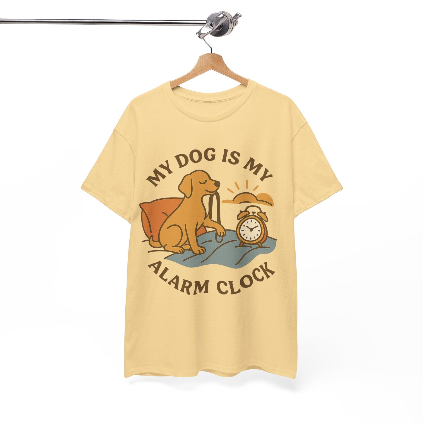 Funny Tee "My Dog is My Alarm Clock" by Sunday Woof Club