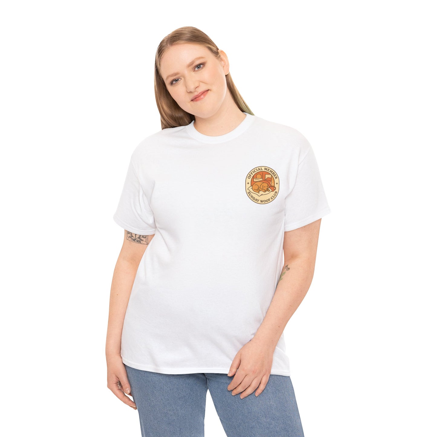 Vintage Style Tee "Sunday Woof Club" by Sunday Woof Club