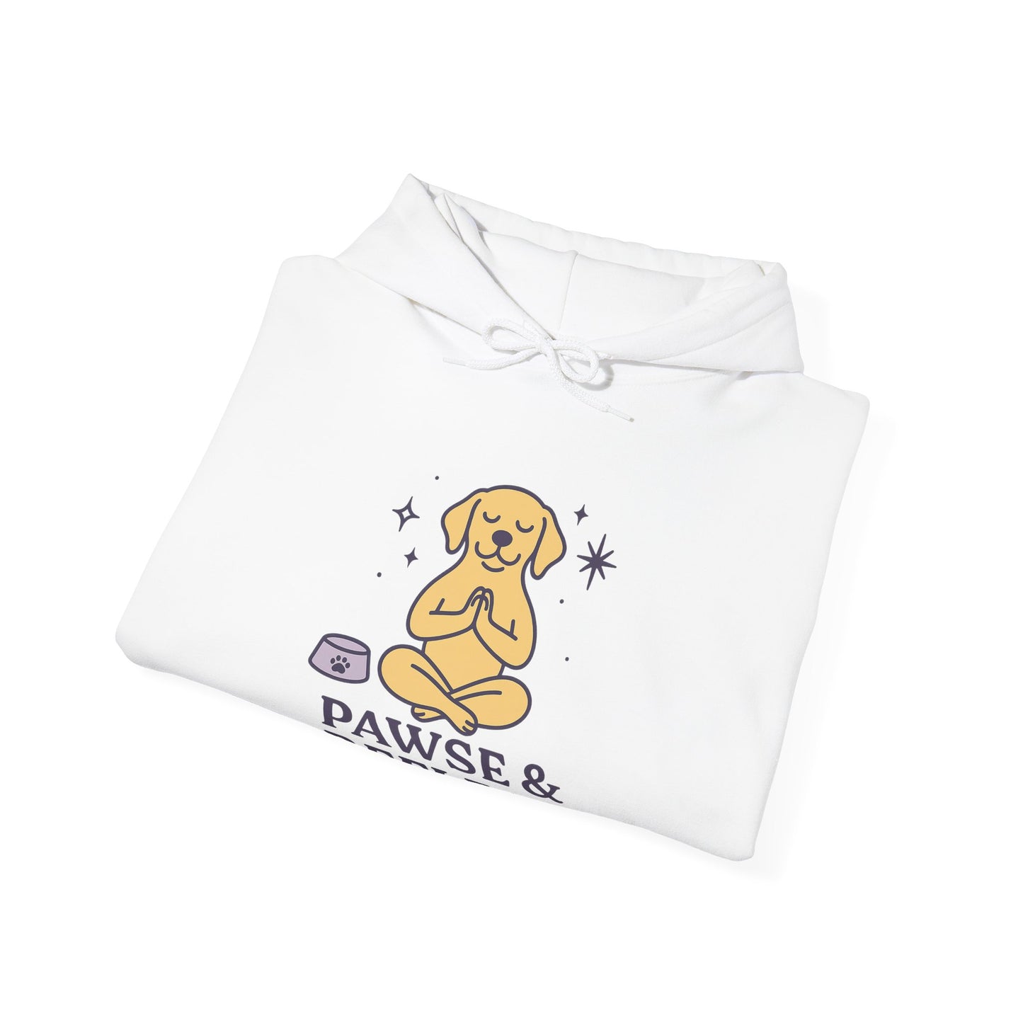Cosy Hoodie for Pet Lovers "Pawse & Reflect" by Sunday Woof Club