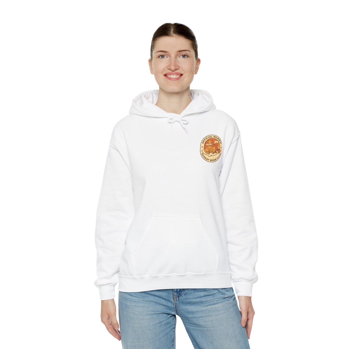 Vintage Emblem Sunday Woof Club Hoodie