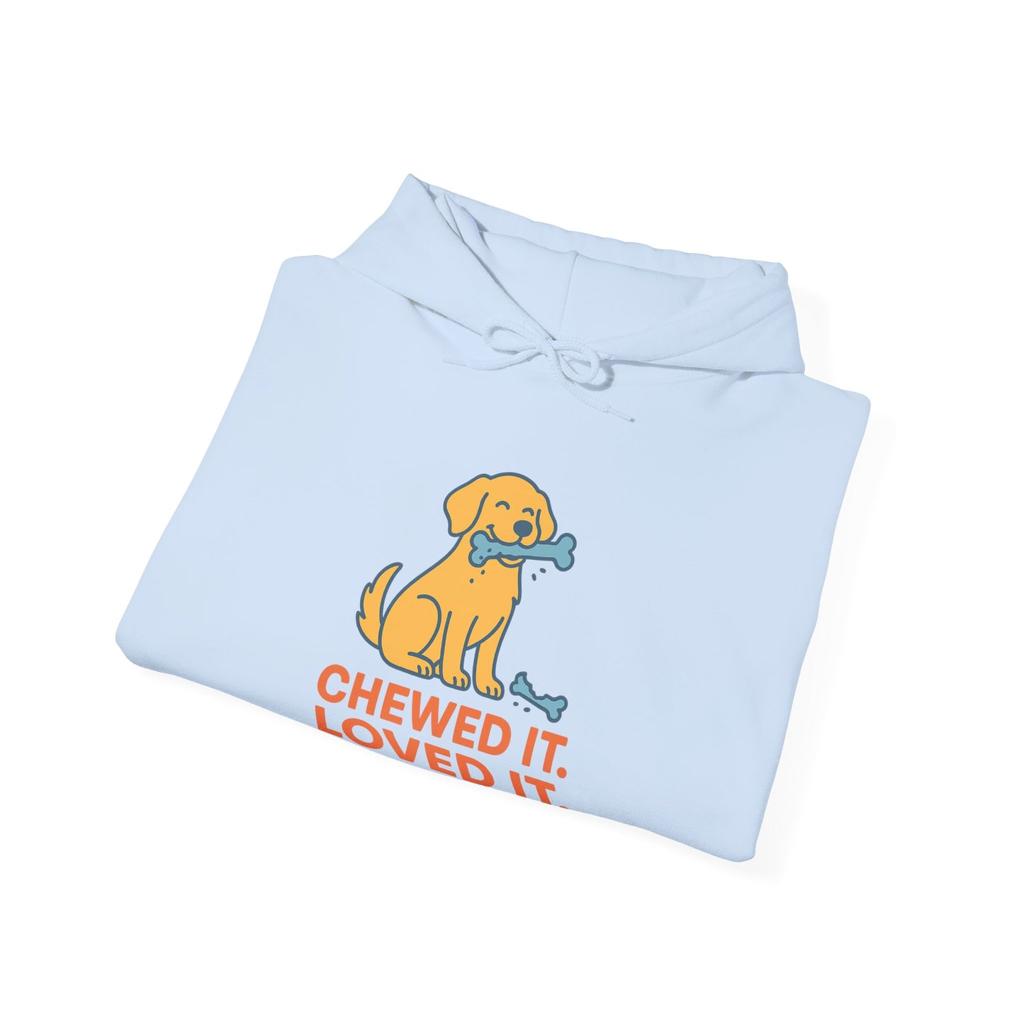 Funny Dog Lover Hoodie - 'Chewed It. Loved It. No Regrets.' by Sunday Woof Club