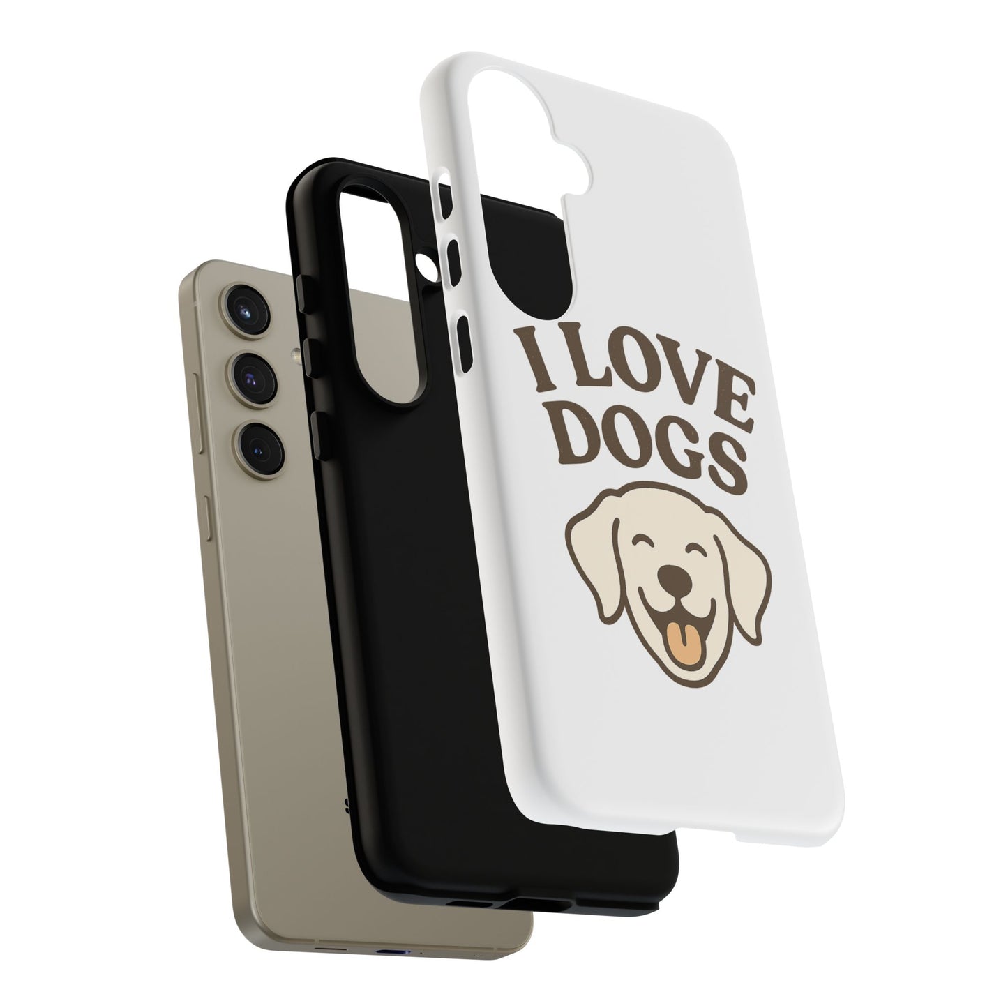 I Love Dogs Phone Case