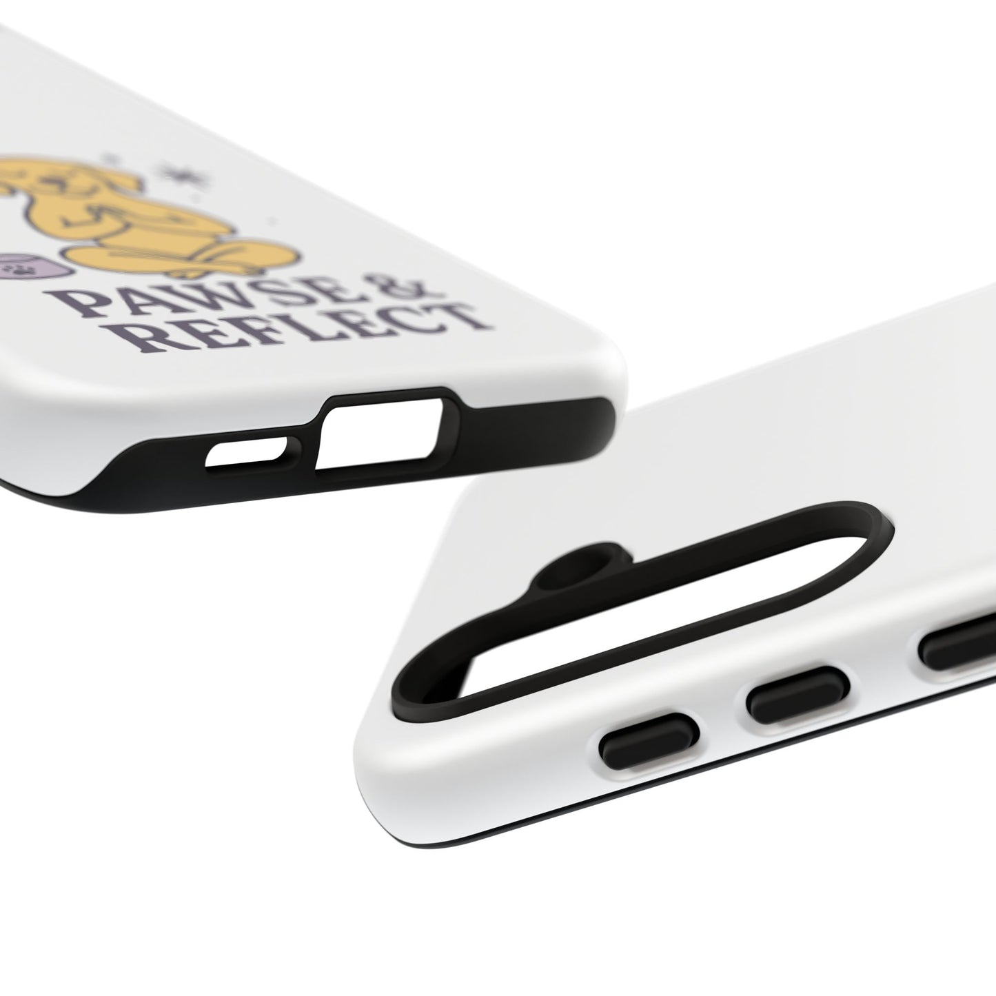 Pawse & Reflect Phone Case - Fun Dog Design for Pet Lovers