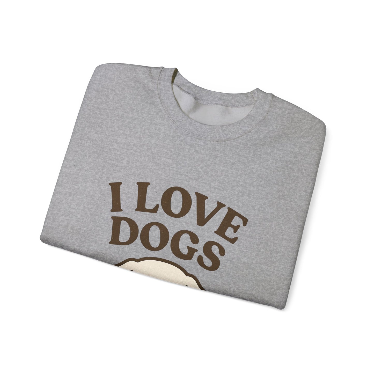 Cosy Dog Lover Sweater "I Love Dogs" by Sunday Woof Club