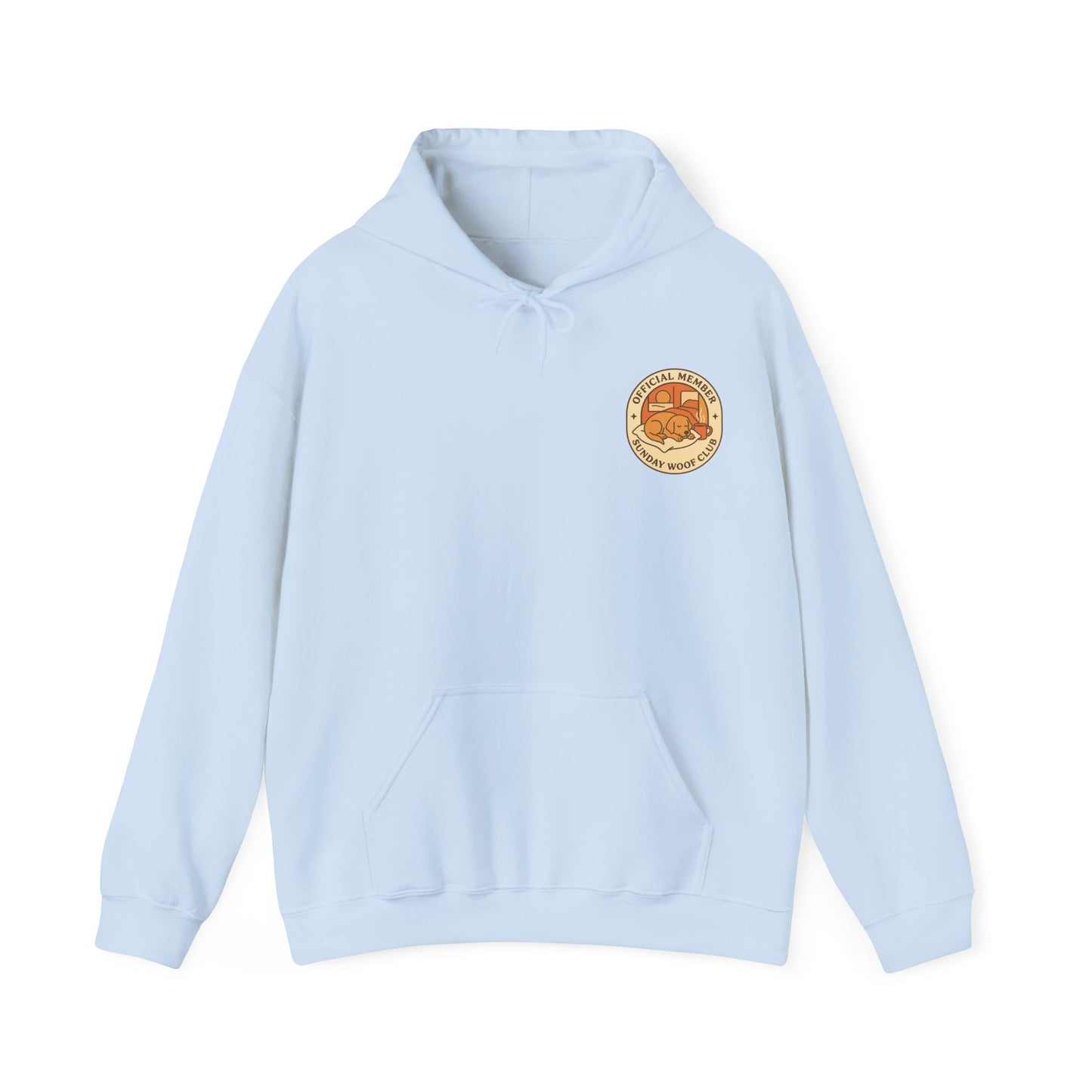 Vintage Emblem Sunday Woof Club Hoodie