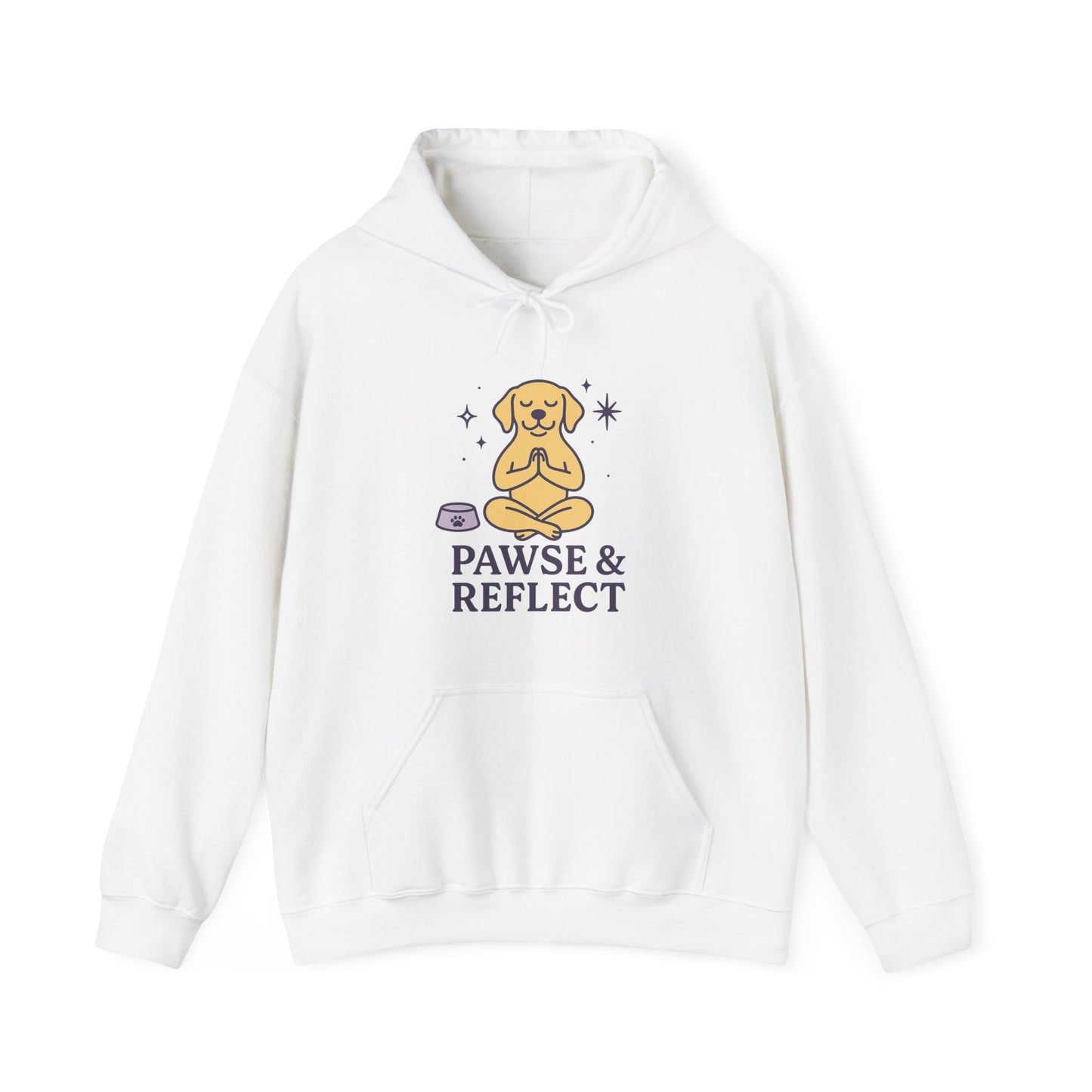 Cosy Hoodie for Pet Lovers "Pawse & Reflect" by Sunday Woof Club