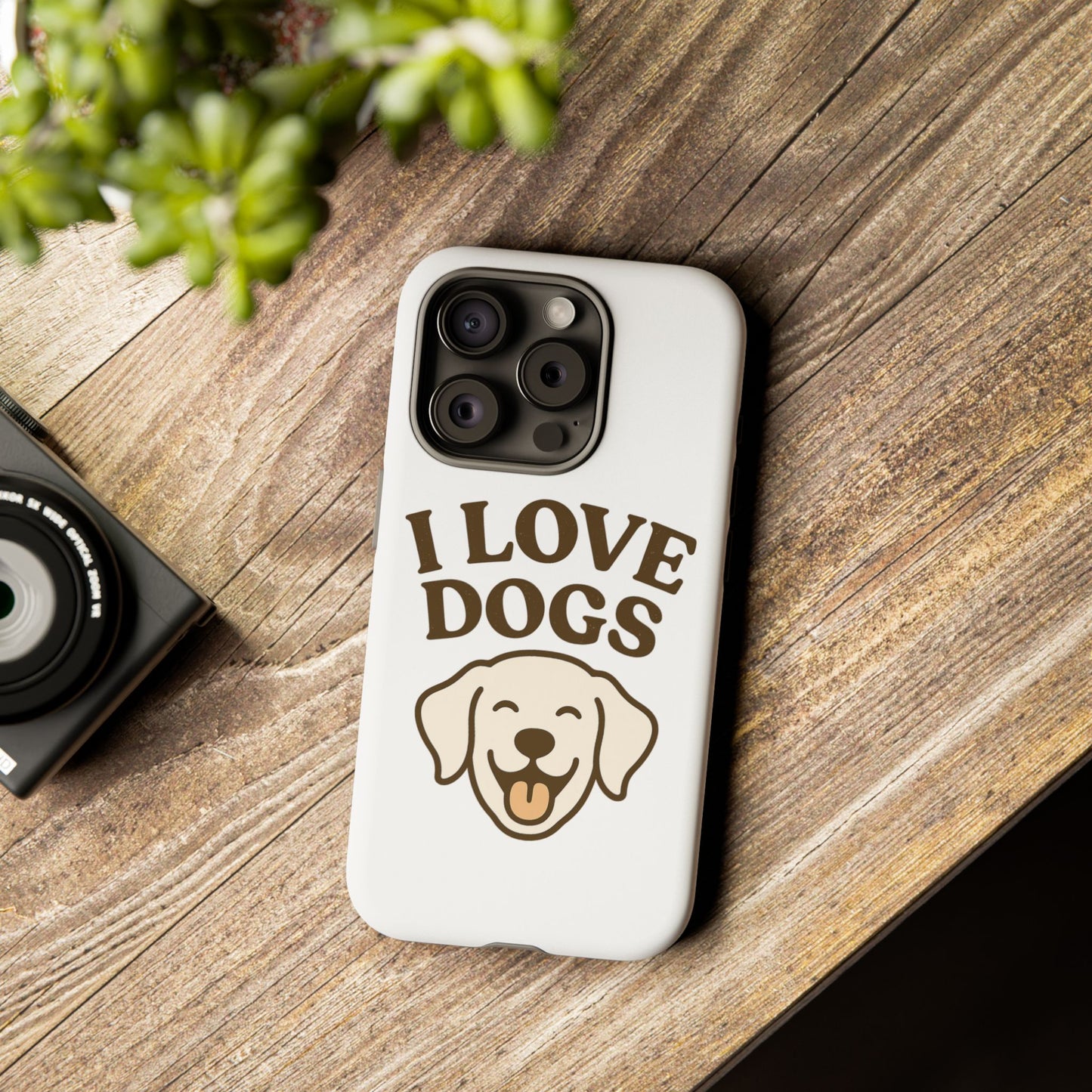 I Love Dogs Phone Case