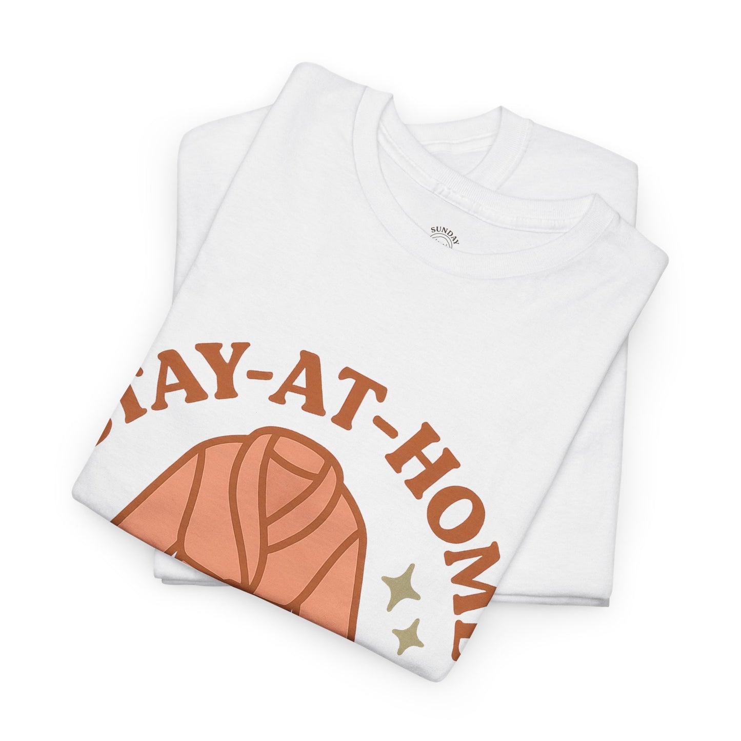 Funny Tee "Stay-at-Home Dog Mum Club" by Sunday Woof Club