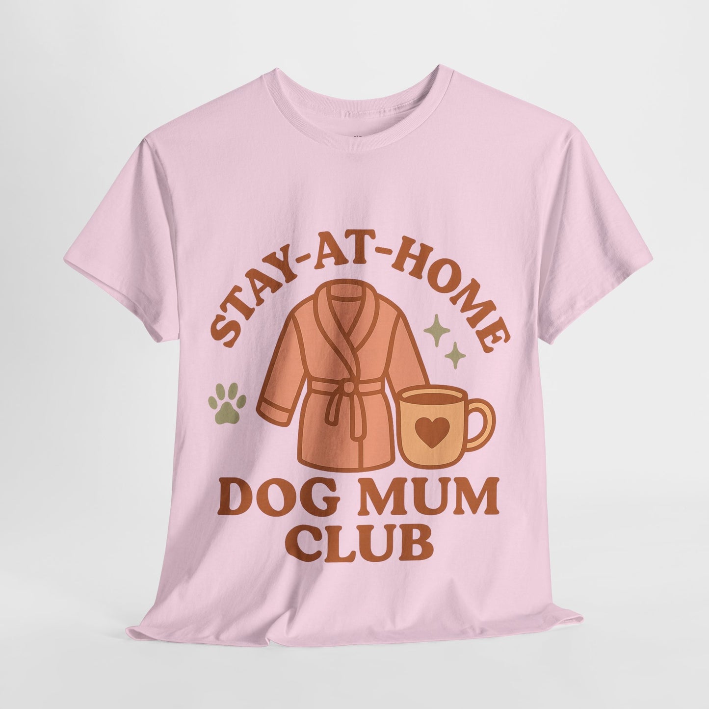 Funny Tee "Stay-at-Home Dog Mum Club" by Sunday Woof Club