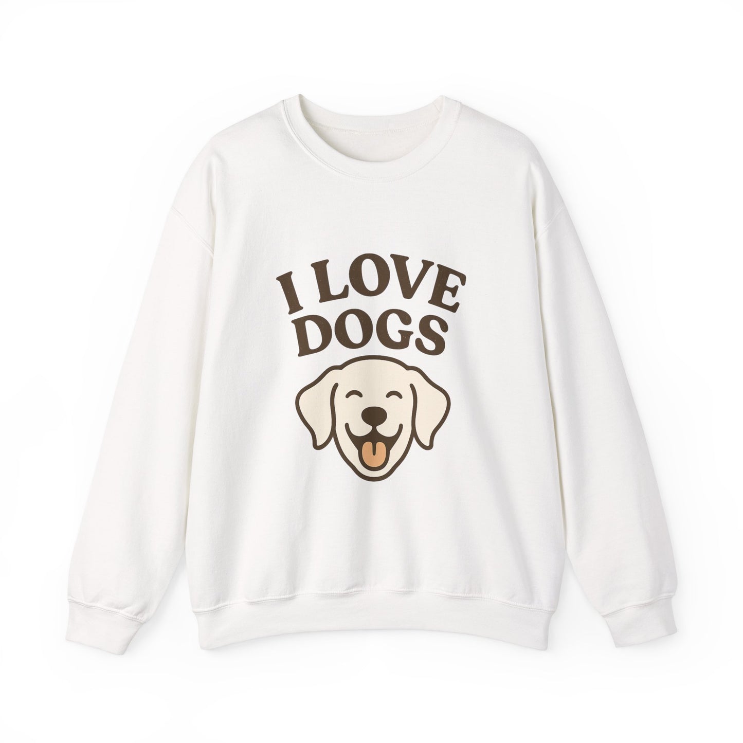 Cosy Dog Lover Sweater "I Love Dogs" by Sunday Woof Club