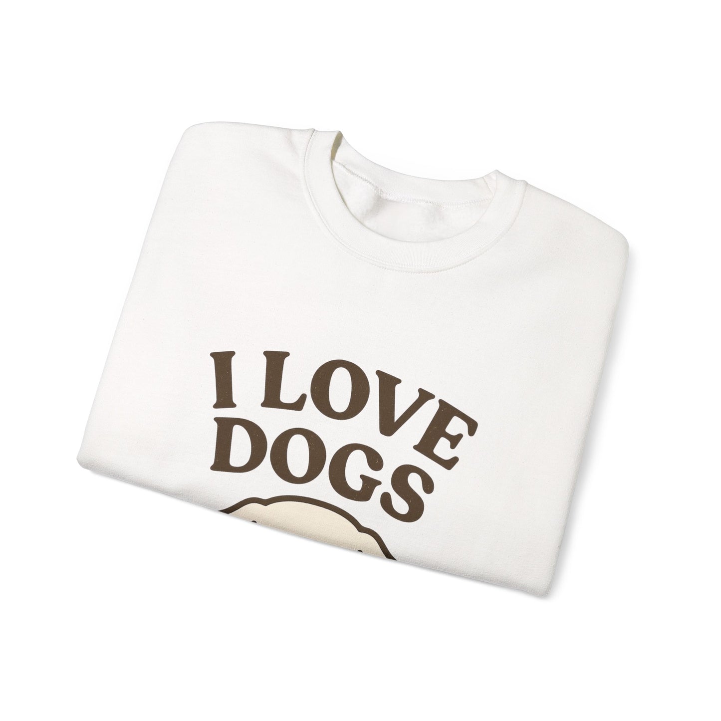 Cosy Dog Lover Sweater "I Love Dogs" by Sunday Woof Club