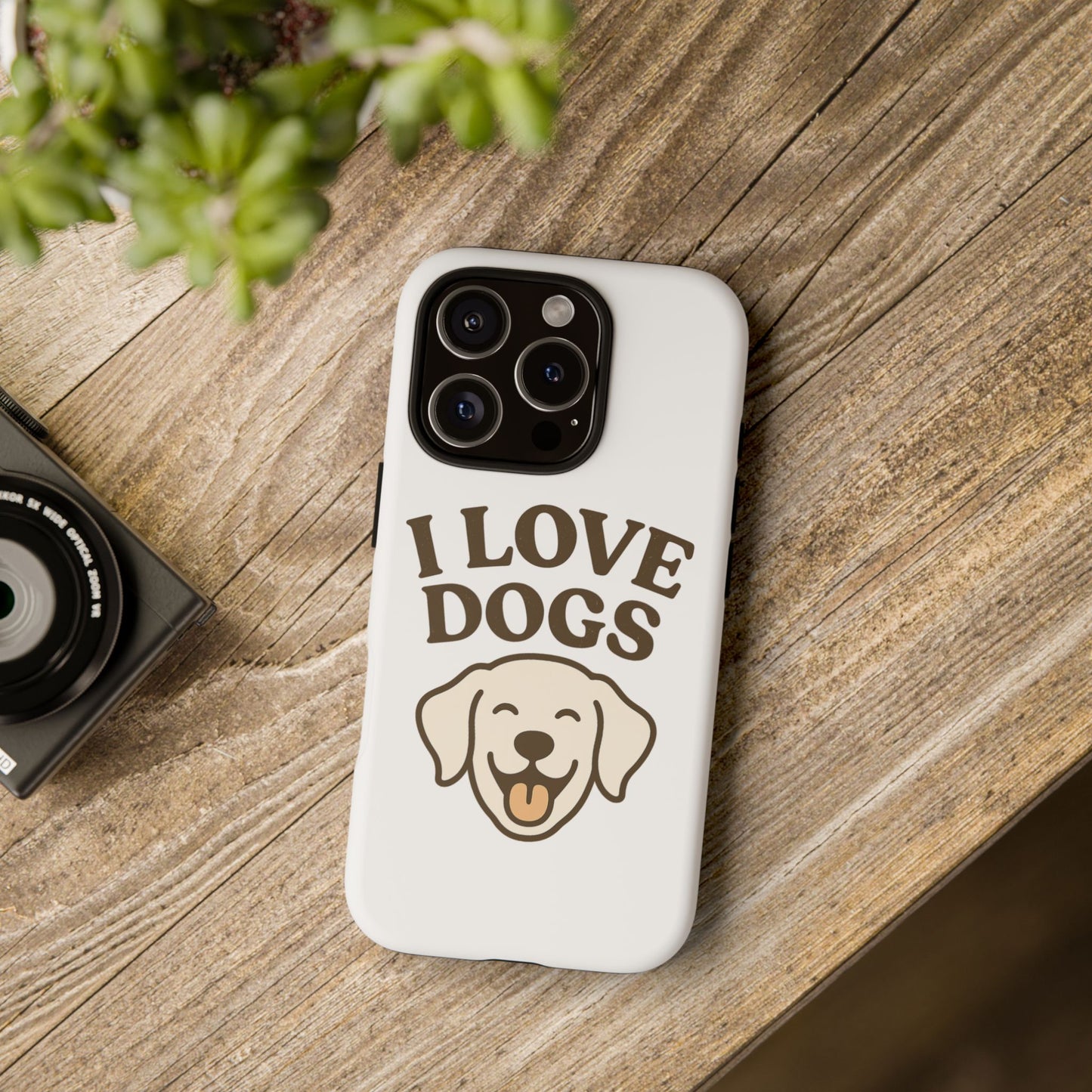 I Love Dogs Phone Case