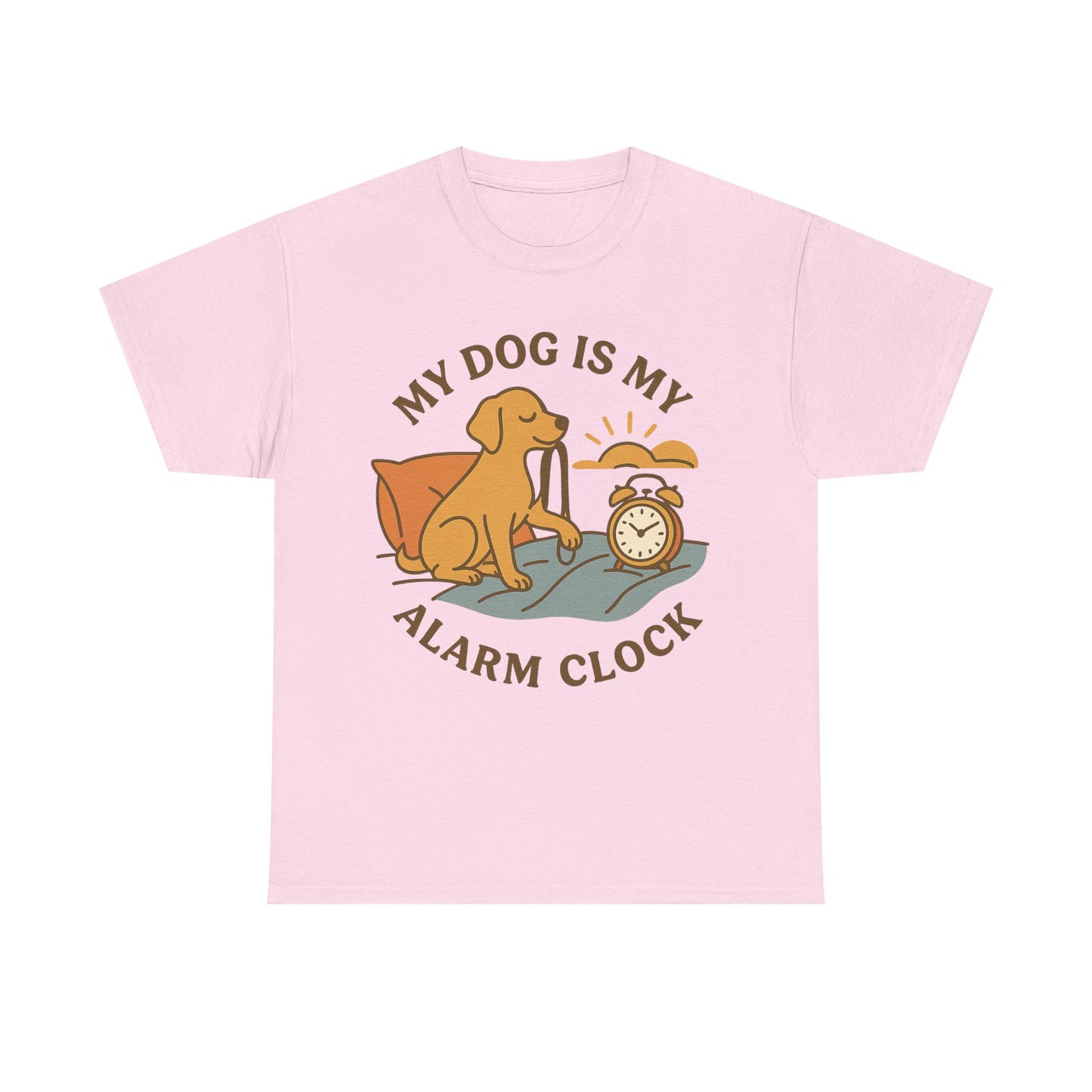 Funny Tee "My Dog is My Alarm Clock" by Sunday Woof Club