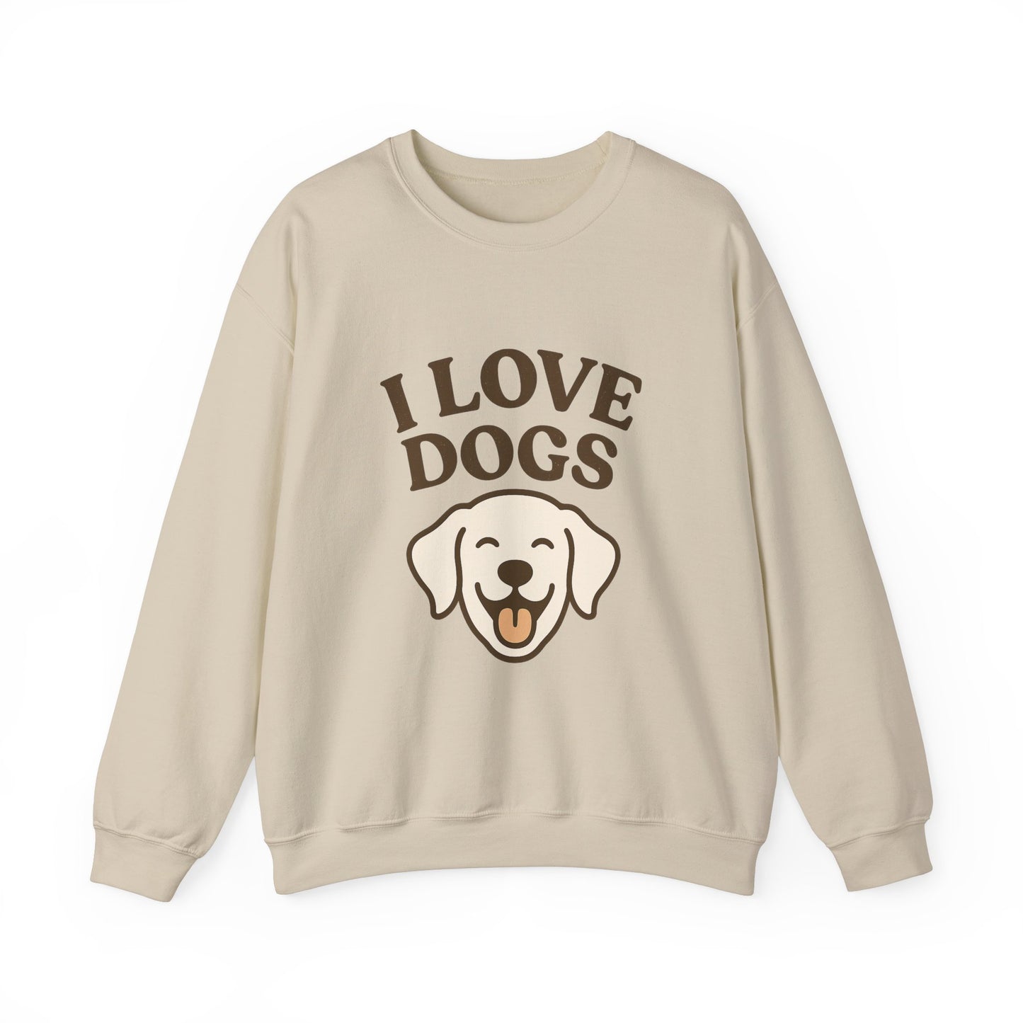 Cosy Dog Lover Sweater "I Love Dogs" by Sunday Woof Club