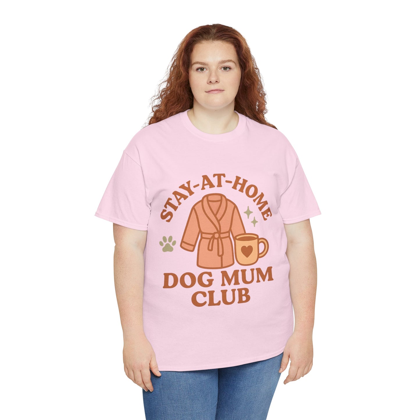 Funny Tee "Stay-at-Home Dog Mum Club" by Sunday Woof Club