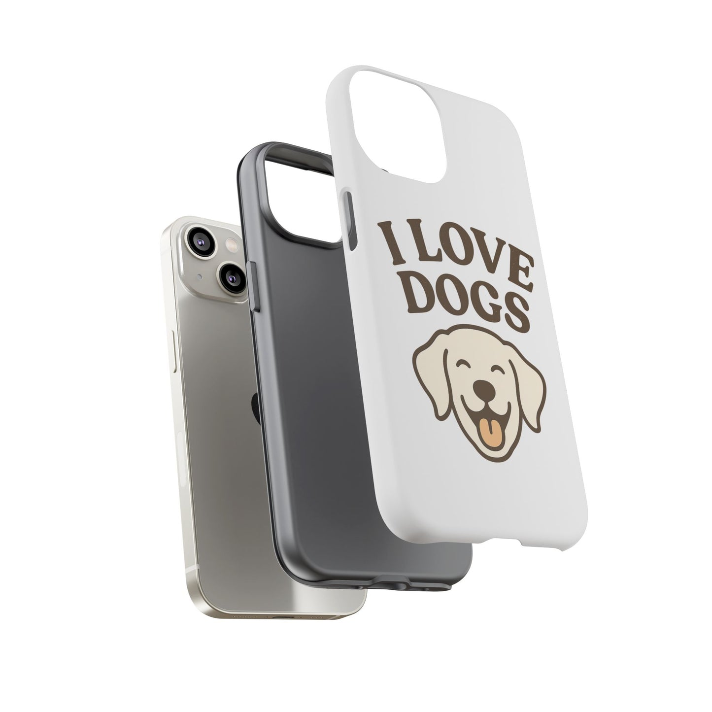 I Love Dogs Phone Case