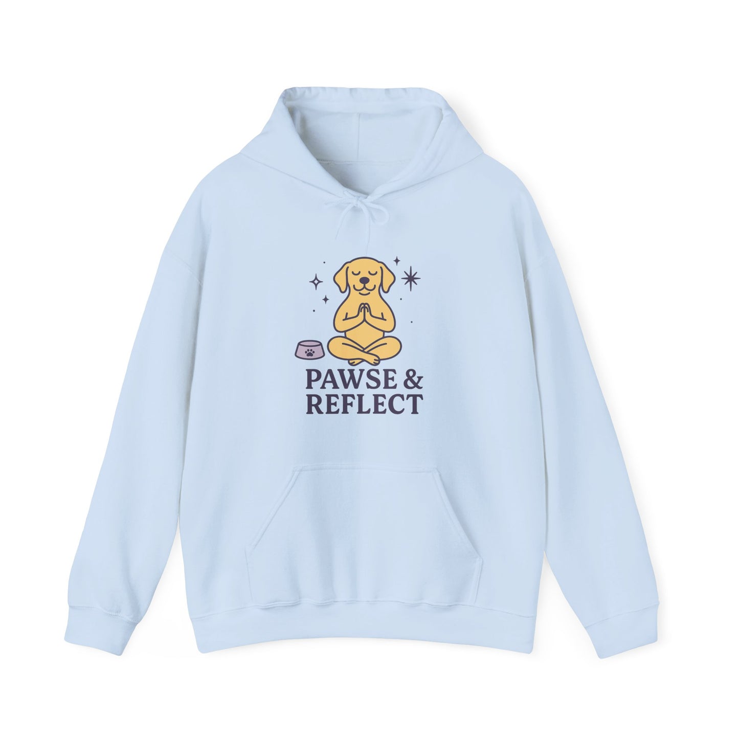 Cosy Hoodie for Pet Lovers "Pawse & Reflect" by Sunday Woof Club