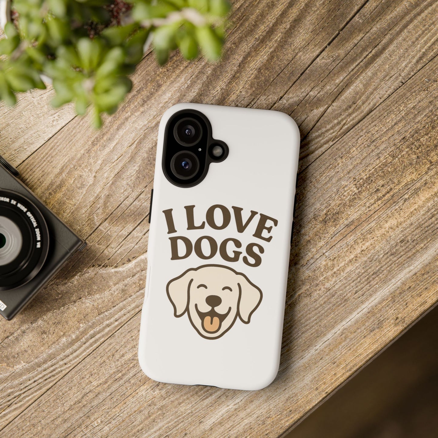 I Love Dogs Phone Case