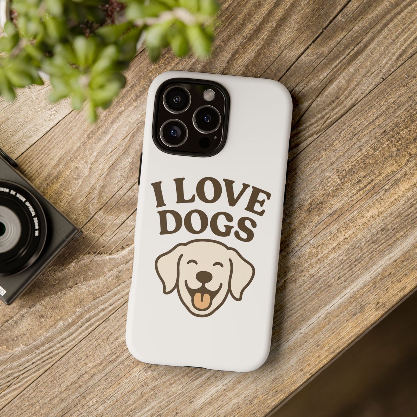 I Love Dogs Phone Case