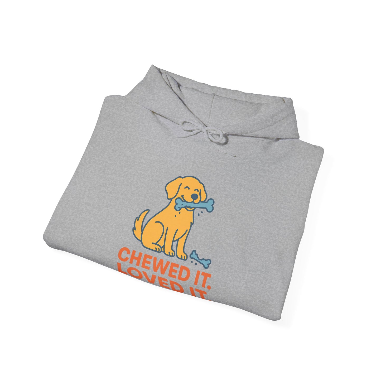 Funny Dog Lover Hoodie - 'Chewed It. Loved It. No Regrets.' by Sunday Woof Club