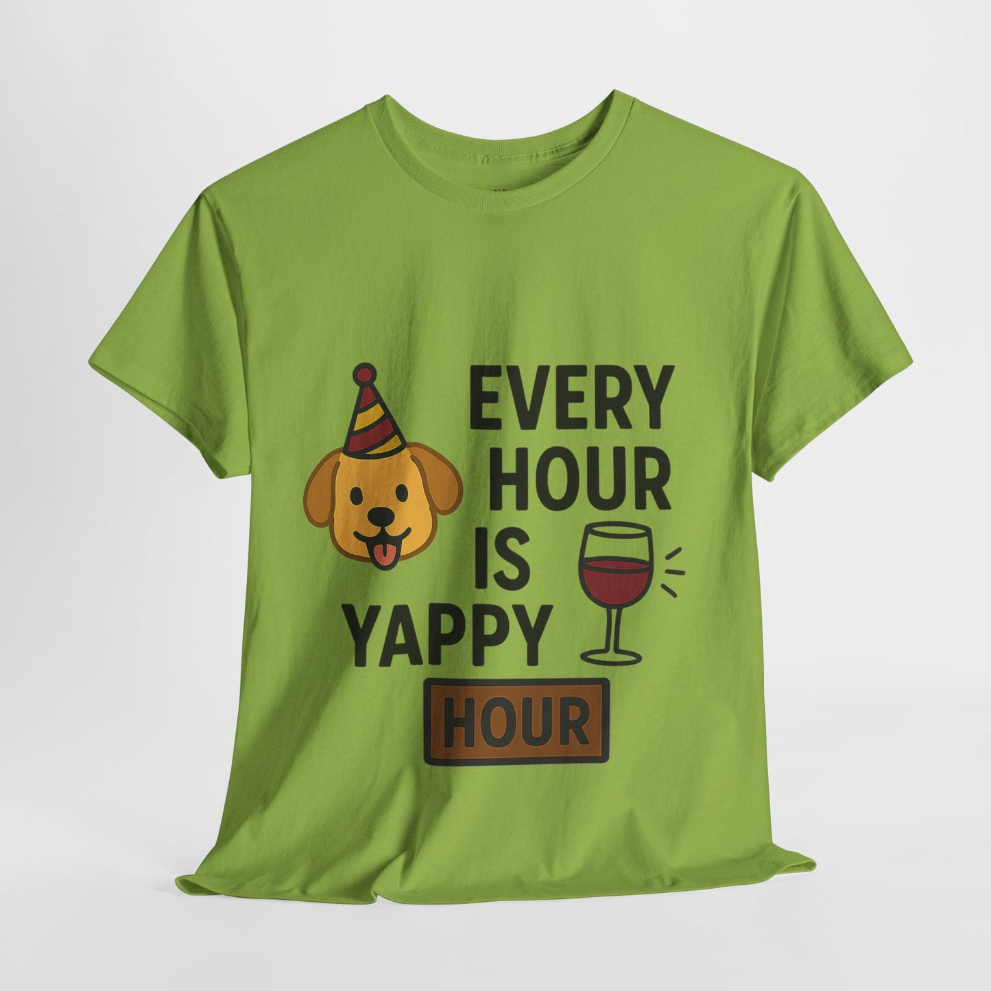 Dog Lover Tee  "Yappy Hour" by Sunday Woof Club