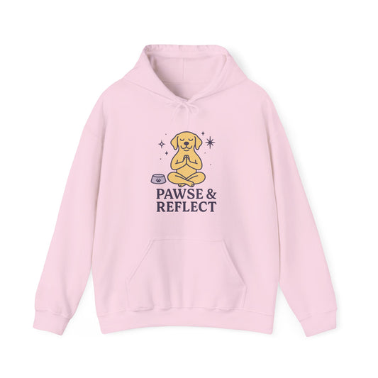 Cosy Hoodie for Pet Lovers "Pawse & Reflect" by Sunday Woof Club