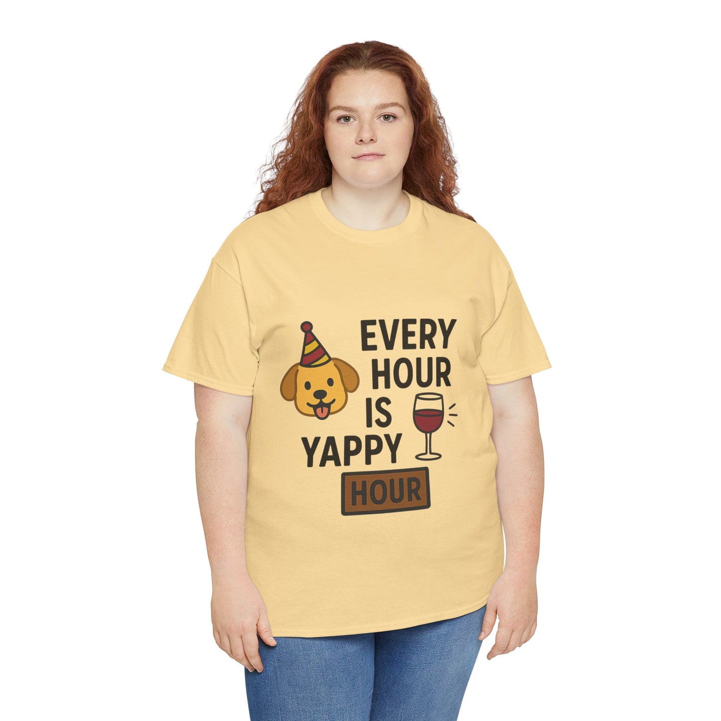 Dog Lover Tee  "Yappy Hour" by Sunday Woof Club