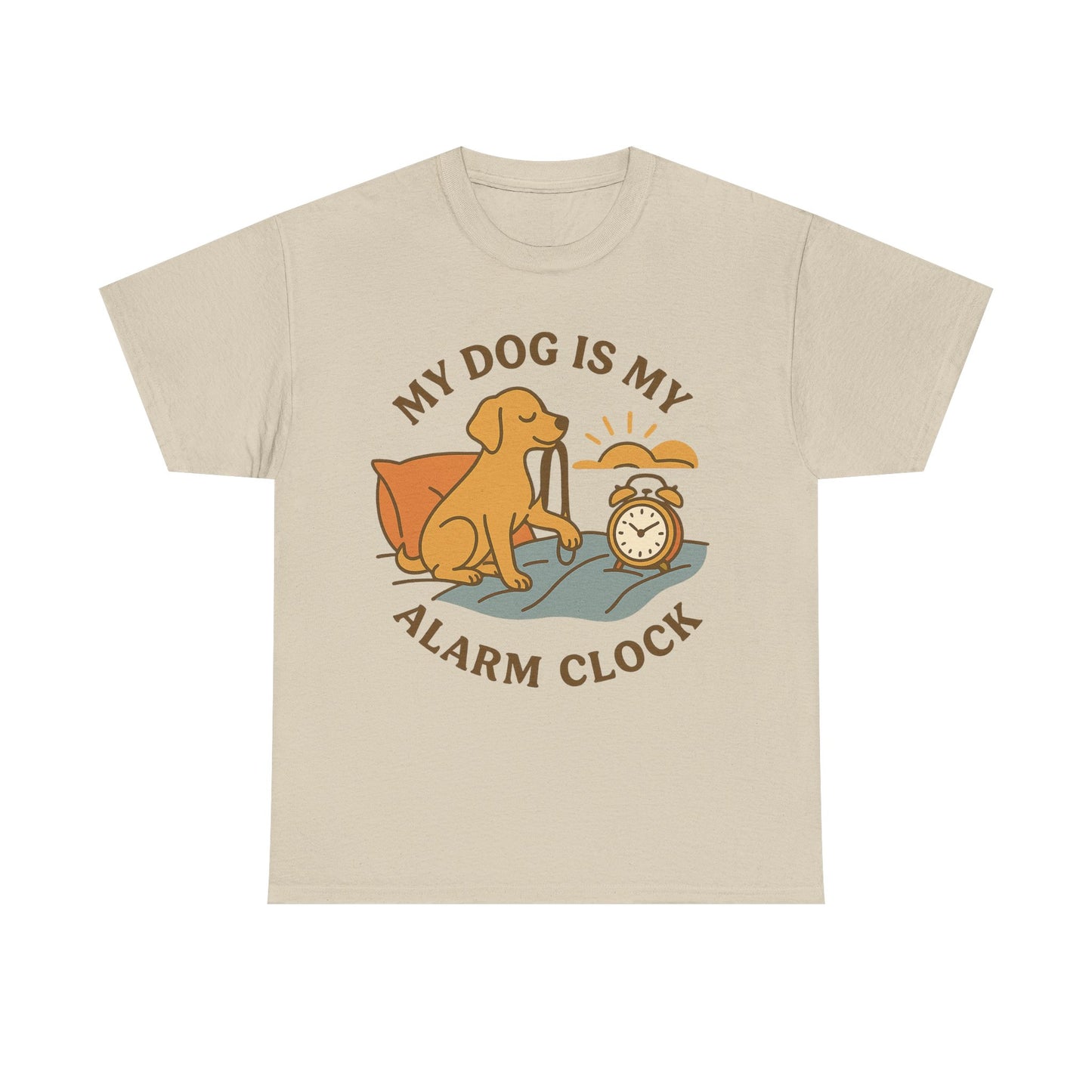 Funny Tee "My Dog is My Alarm Clock" by Sunday Woof Club