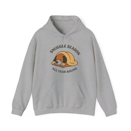 Dog Lover Hoodie "Snuggle Season" by Sunday Woof Club