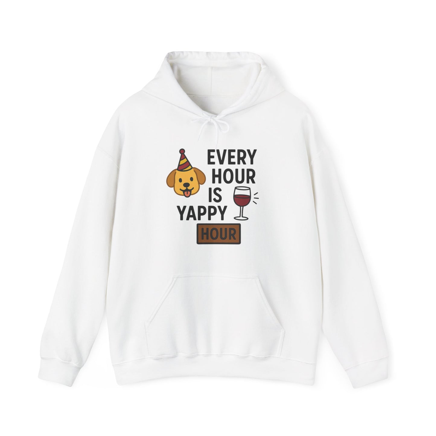 Dog Lover Hoodie "Yappy Hour" by Sunday Woof Club