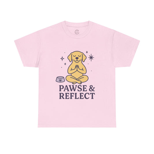 Comfy Tee "Pawse & Reflect" by Sunday Woof Club
