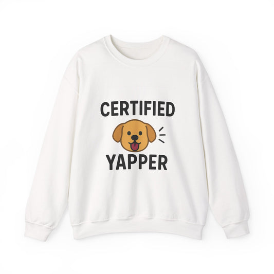 Cosy Sweater "Certified Yapper" by Sunday Woof Club